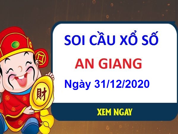 Soi cầu XSAG ngày 31/12/2020