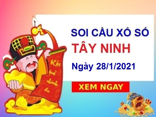 Soi cầu XSTN ngày 28/1/2021