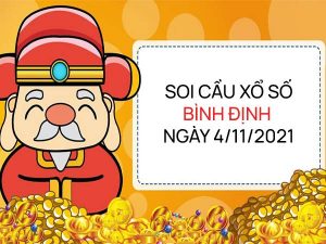 Mở bát thống kê xổ số Bình Định ngày 4/11/2021 thứ 5