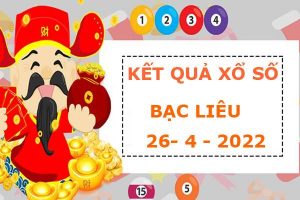 thống kê kết quả XSBL 26/4/2022 dự đoán lô đẹp thứ 3