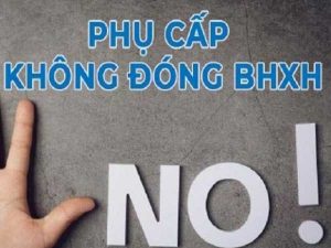 Những khoản phụ cấp không đóng bhxh hiện nay