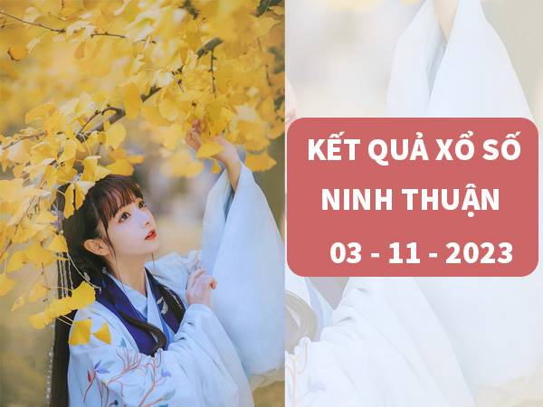 thống kê kết quả XSNT 3/11/2023 dự đoán lô thứ 6