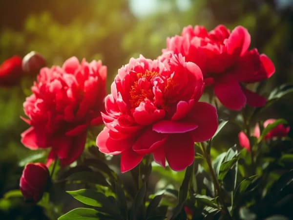 Nhìn thấy hoa mẫu đơn điềm báo thịnh vượng và tài lộc