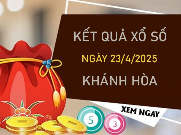 Thống kê SXKH 23/4/2025 phân tích số đẹp thứ 4
