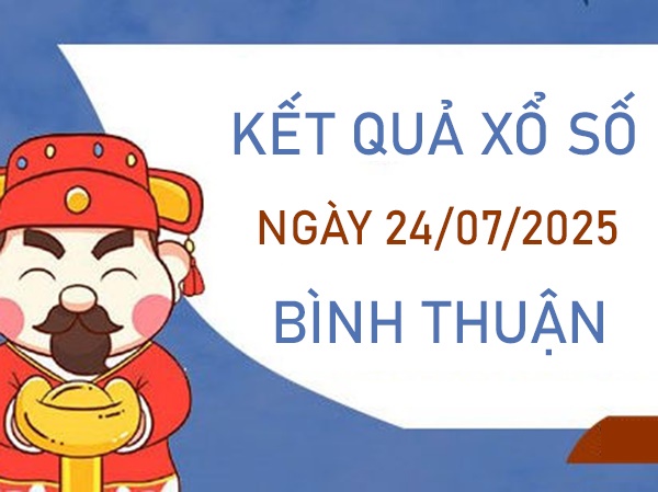Thống kê XSBTH ngày 24/7/2025 loto giải tám thứ 5