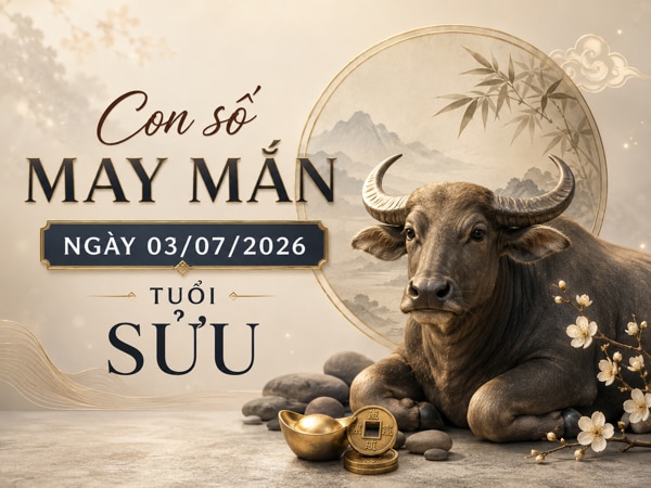 Đón tài lộc cùng con số may mắn ngày 03/07/2026 tuổi Sửu