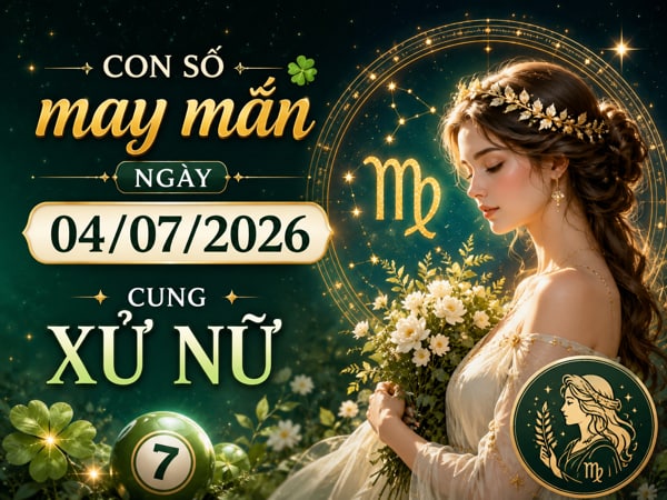 Đón tài lộc với con số may mắn ngày 04/07/2026 cung Xử Nữ