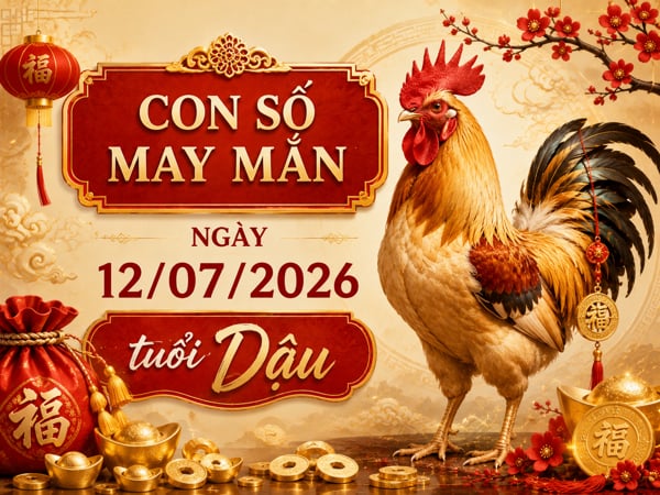 Hốt lộc cùng con số may mắn ngày 12/07/2026 tuổi Dậu