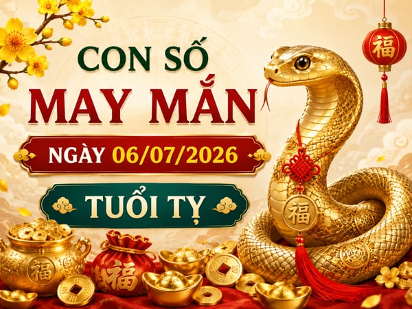 Vượng phát với con số may mắn ngày 06/07/2026 tuổi Tỵ Vượng phát với con số may mắn ngày 06/07/2026 tuổi Tỵ